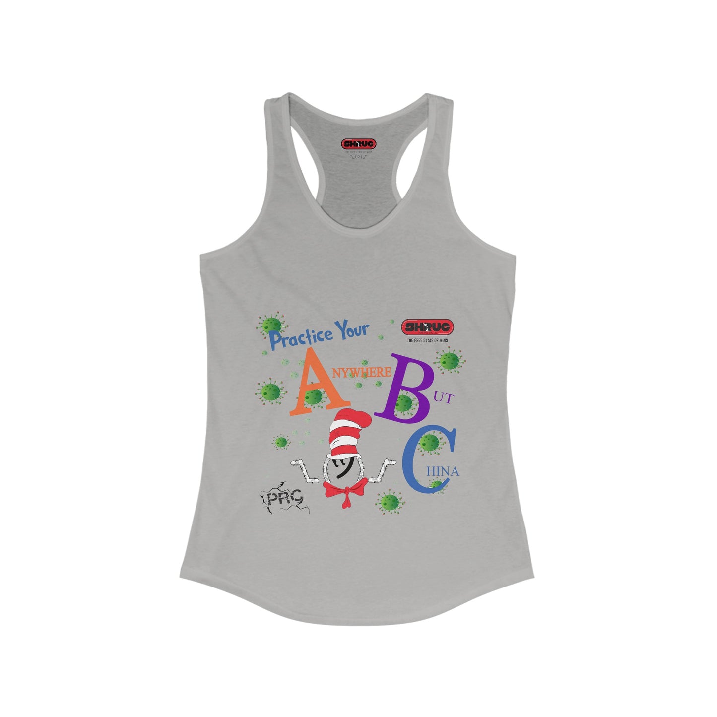 Practice Your ABC Racerback Tank