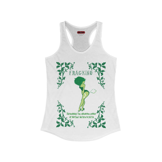 Nature's Gaslighting Women's Ideal Racerback Tank