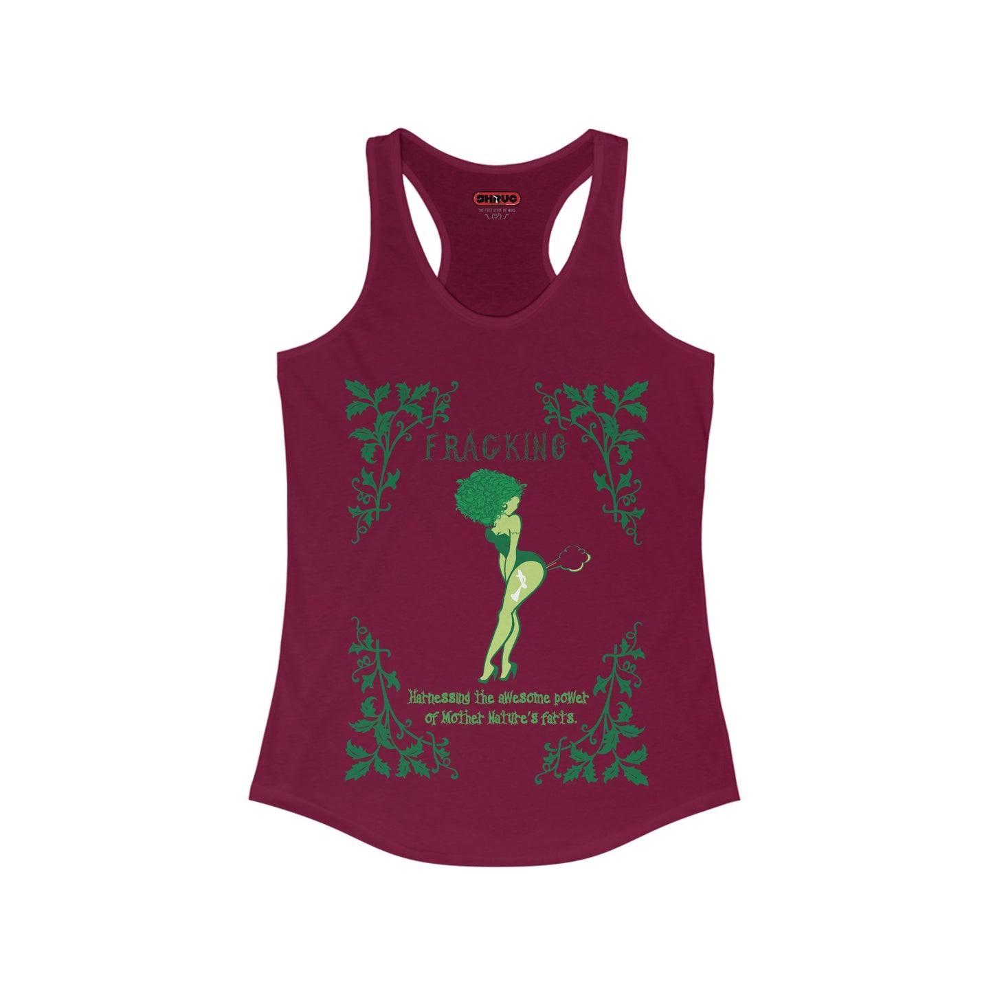 Nature's Gaslighting Women's Ideal Racerback Tank