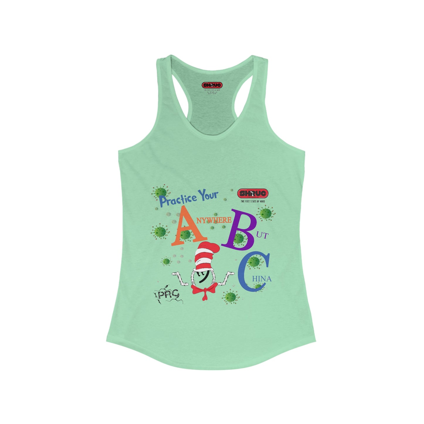 Practice Your ABC Racerback Tank