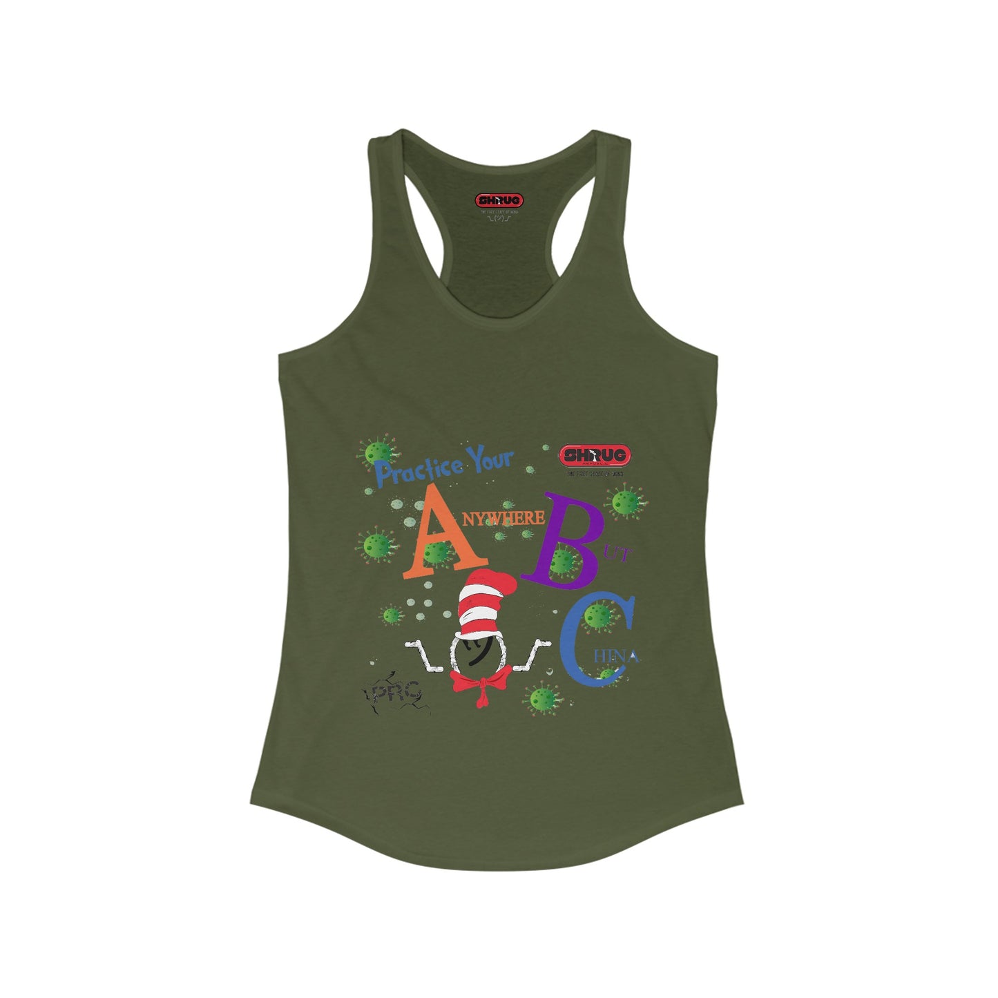 Practice Your ABC Racerback Tank