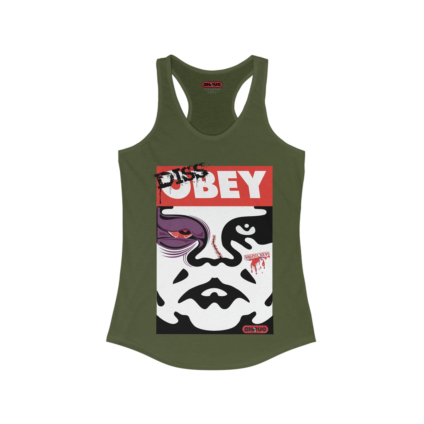 Dis Obey Women's Ideal Racerback Tank