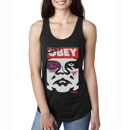 Dis Obey Women's Ideal Racerback Tank